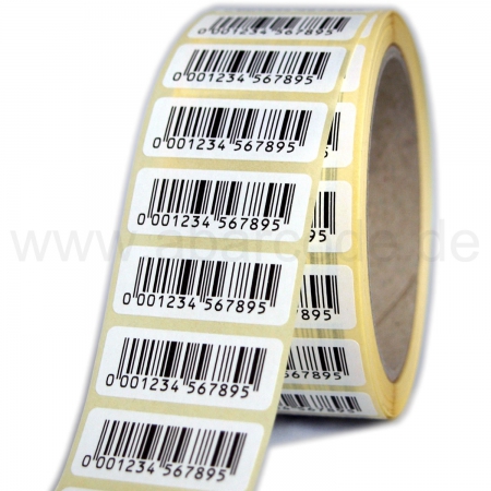 Barcode-Papiertiketten 40 x 15 mm 